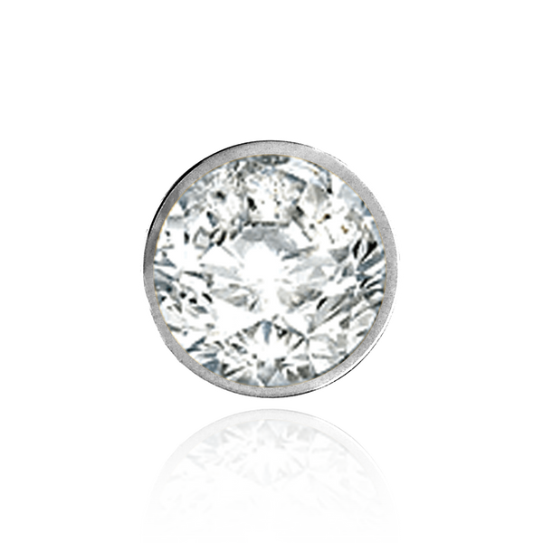 ITI NYC Round Tapered Tube Bezels in Platinum (1.75 mm - 8.00 mm)