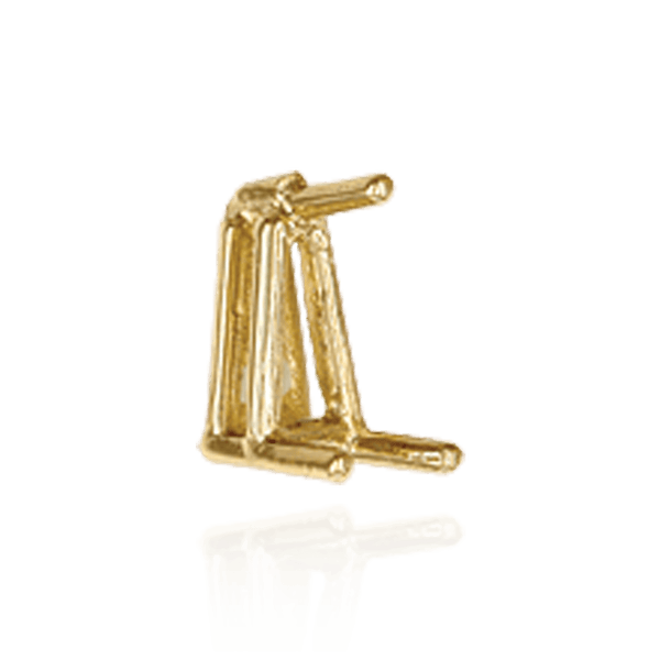 ITI NYC Tapered Baguette Wire Basket Settings in 14K Gold (2.75 x 1.50 x 1.00 mm - 5.00 x 2.75 x 1.50 mm)