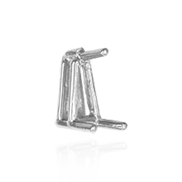 ITI NYC Tapered Baguette Wire Basket Settings in Sterling Silver (2.75 x 1.50 x 1.00 mm - 5.00 x 2.75 x 1.50 mm)