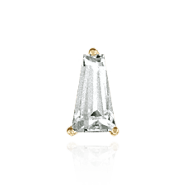 ITI NYC Tapered Baguette Wire Basket Settings in Sterling Silver (2.75 x 1.50 x 1.00 mm - 5.00 x 2.75 x 1.50 mm)