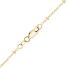 Finished Stud (Satellite) Alternating Cable Necklace in 14K Yellow Gold