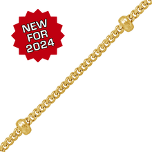 Load image into Gallery viewer, Bulk / Spooled Stud (Satellite) Curb Chain in 14K Gold-Filled (1.00 mm)
