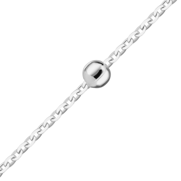 Bulk / Spooled Rolo Stud Chain in Sterling Silver (0.70 mm)