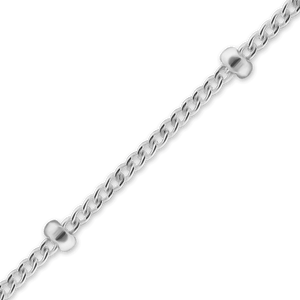 Bulk / Spooled Rolo Stud Chain in Sterling Silver (0.70 mm)