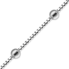 Bulk / Spooled Venetian Box Stud Chain in Sterling Silver (0.95 mm)