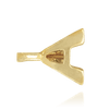 ITI NYC V-End Triangle Shape ITI NYC Tapered Solitaire Settings With Peg in 14K Gold (3.00 mm - 12.00 mm)