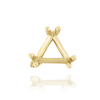 ITI NYC Six Prong Triangle Shape Wire Basket Settings in 14K Gold (3.00 mm - 14.00 mm)