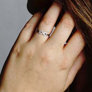 Infinity Stackable Ring in Sterling Silver