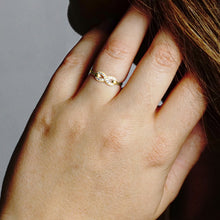 Load image into Gallery viewer, Infinity Stackable Ring in Sterling Silver
