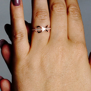 Infinity Stackable Ring in Sterling Silver