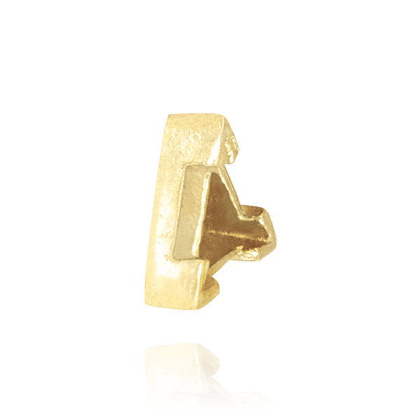 ITI NYC V-End Triangle Shape Settings With Airline in 14K Gold (3.00 mm - 13.00 mm)