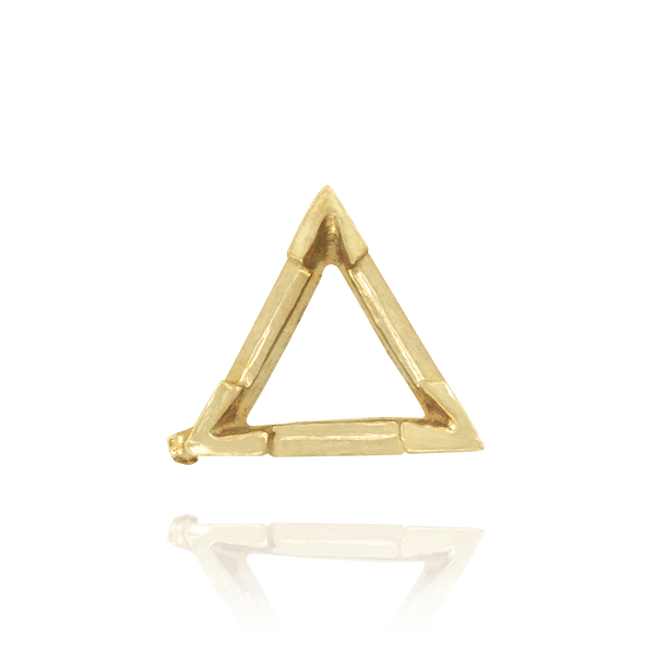 ITI NYC V-End Triangle Shape Settings With Airline in 14K Gold (3.00 mm - 13.00 mm)