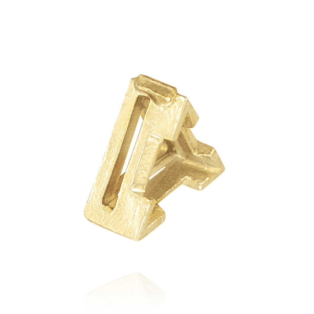 ITI NYC V-End Triangle Shape Settings With Airline in 14K Gold (3.00 mm - 14.00 mm)