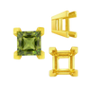 ITI NYC Square Heavy Casted V Prong Settings in 14K Gold (3.00 mm - 10.00 mm)