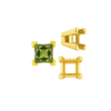 ITI NYC Square Heavy Casted V Prong Settings in 14K Gold (3.00 mm - 10.00 mm)