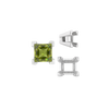 ITI NYC Square Heavy Casted V Prong Settings in Sterling Silver (3.00 mm - 10.00 mm)