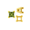 ITI NYC Square Heavy Casted V Prong Settings in 14K Gold (3.00 mm - 10.00 mm)