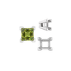 ITI NYC Square Heavy Casted V Prong Settings in Sterling Silver (3.00 mm - 10.00 mm)