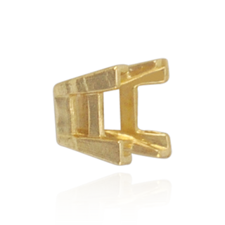 ITI NYC Square Heavy Casted V Prong Settings in 14K Gold (3.00 mm - 10.00 mm)
