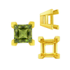 ITI NYC Square Heavy Casted V Prong Settings in 14K Gold (3.00 mm - 10.00 mm)