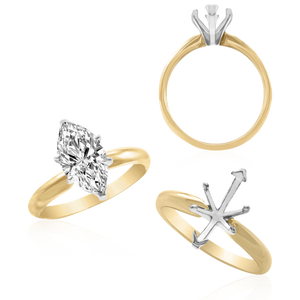 ITI NYC Marquise Shape Solitaire