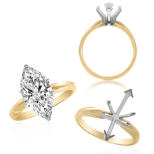 Load image into Gallery viewer, ITI NYC Marquise Shape Solitaire
