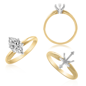 ITI NYC Marquise Shape Solitaire