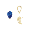 ITI NYC V-End Pear Shape Wire Basket Settings in 18K Gold (2.50 x 1.25 mm - 14.00 x 9.00 mm)