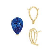 Load image into Gallery viewer, ITI NYC V-End Pear Shape Wire Basket Settings in 14K Gold (2.50 x 1.25 mm - 37.00 x 25.00 mm)
