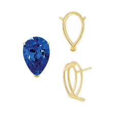 Load image into Gallery viewer, ITI NYC V-End Pear Shape Wire Basket Settings in 14K Gold (2.50 x 1.25 mm - 37.00 x 25.00 mm)
