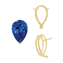 Load image into Gallery viewer, ITI NYC V-End Pear Shape Wire Basket Settings in 14K Gold (2.50 x 1.25 mm - 37.00 x 25.00 mm)
