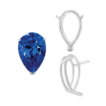 Load image into Gallery viewer, ITI NYC V-End Pear Shape Wire Basket Settings in 14K Gold (2.50 x 1.25 mm - 37.00 x 25.00 mm)
