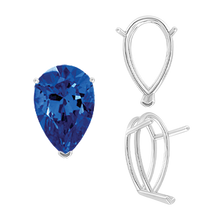 Load image into Gallery viewer, ITI NYC V-End Pear Shape Wire Basket Settings in 14K Gold (2.50 x 1.25 mm - 37.00 x 25.00 mm)
