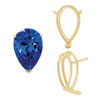 ITI NYC V-End Pear Shape Wire Basket Settings in 14K Gold (2.50 x 1.25 mm - 37.00 x 25.00 mm)