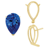 ITI NYC V-End Pear Shape Wire Basket Settings in 14K Gold (2.50 x 1.25 mm - 37.00 x 25.00 mm)