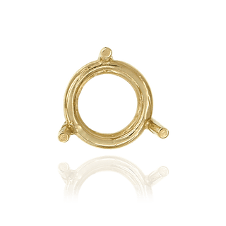ITI NYC Three Prong Round Wire Basket Settings in 14K Gold (1.30 mm - 8.00 mm)