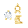 ITI NYC Three Prong Round Low Base Heavy Settings in 14K Gold (1.50 mm - 6.00 mm)
