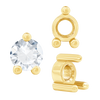 ITI NYC Three Prong Round Low Base Heavy Settings in 14K Gold (1.50 mm - 6.00 mm)