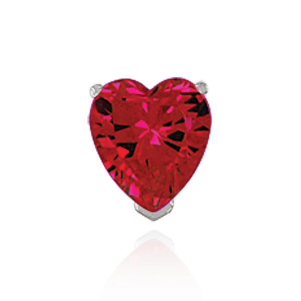 ITI NYC V-End Heart Shape Wire Basket Settings in Sterling Silver (3.00 x 3.00 mm - 10.00 x 10.00 mm)