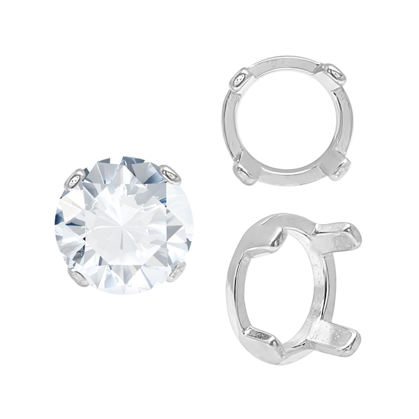 ITI NYC Four Prong Round Low Base Settings in 14K Gold (2.00 mm - 8.00 mm)