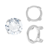 ITI NYC Four Prong Round Low Base Settings in 14K Gold (2.00 mm - 8.00 mm)