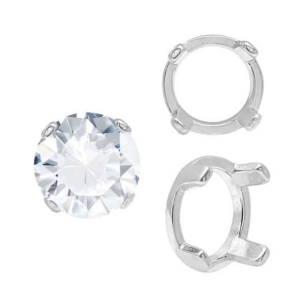 ITI NYC Four Prong Round Low Base Settings in 14K Gold (2.00 mm - 8.00 mm)