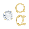 ITI NYC Four Prong Round Low Base Settings in 14K Gold (2.00 mm - 8.00 mm)