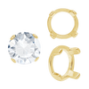 ITI NYC Four Prong Round Low Base Settings in 14K Gold (2.00 mm - 8.00 mm)