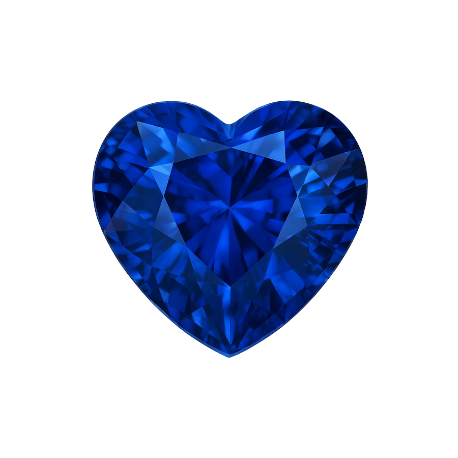 Heart Sapphire - September Birthstones