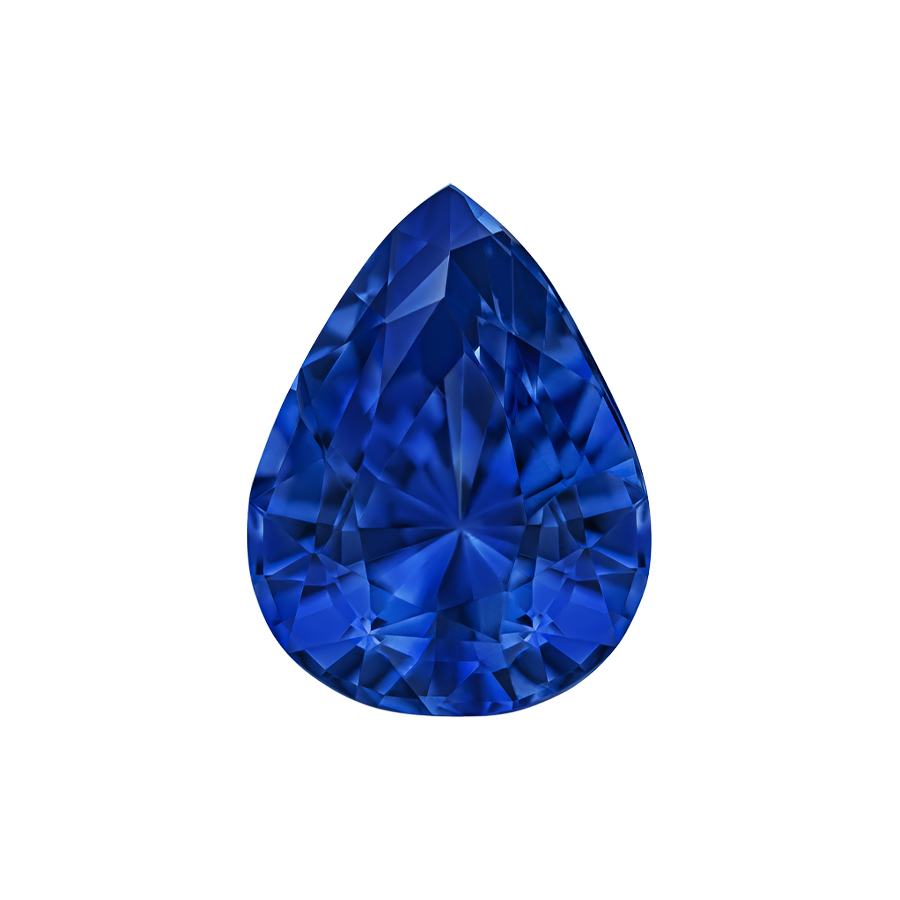 Pear Shape Sapphire - September Birthstones
