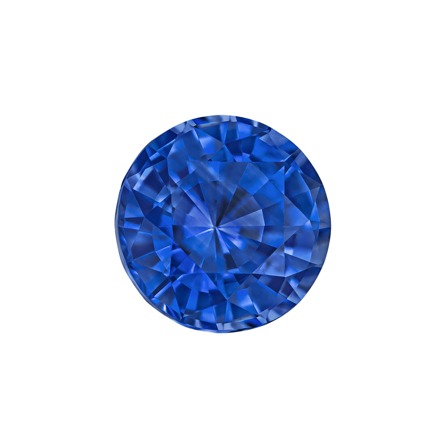 Round Sapphire - September Birthstones