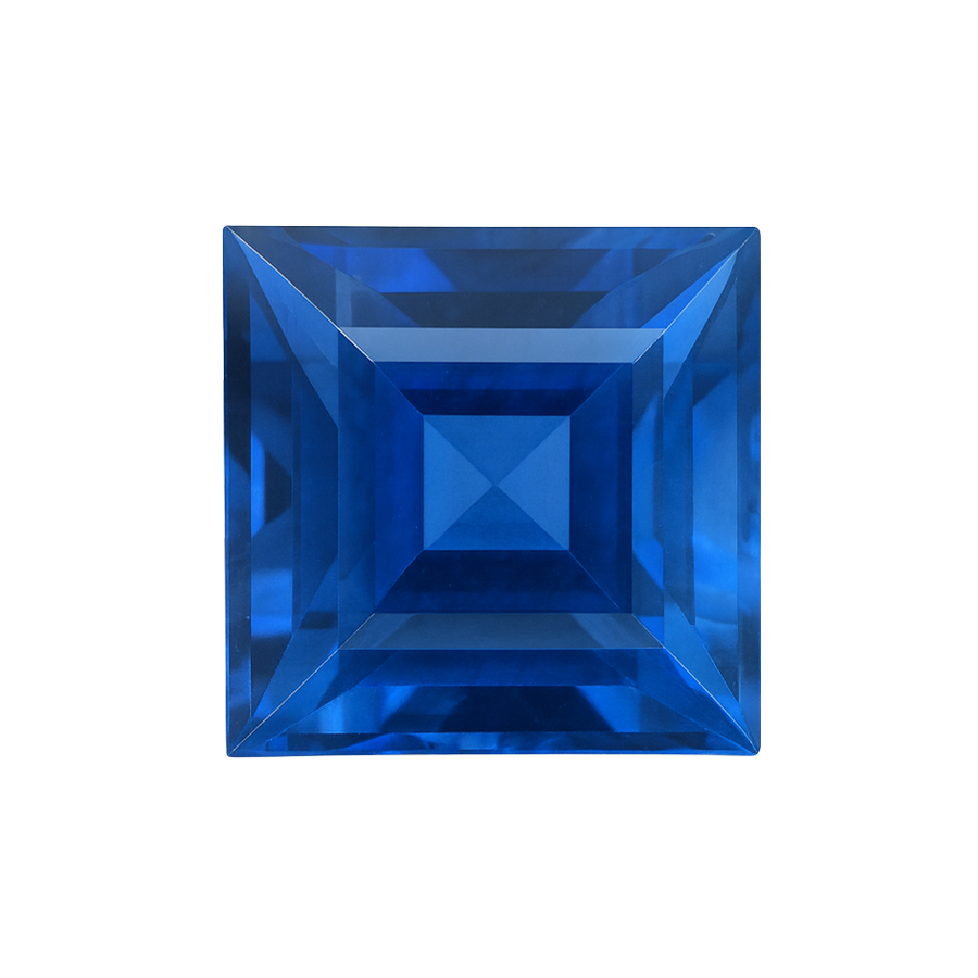 Square Sapphire - September Birthstones