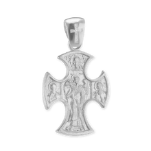 Load image into Gallery viewer, ITI NYC Byzantine Cross Pendant in Sterling Silver
