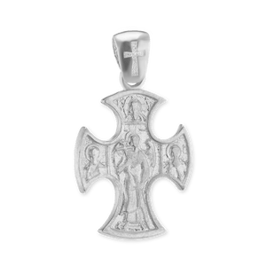 ITI NYC Byzantine Cross Pendant in Sterling Silver